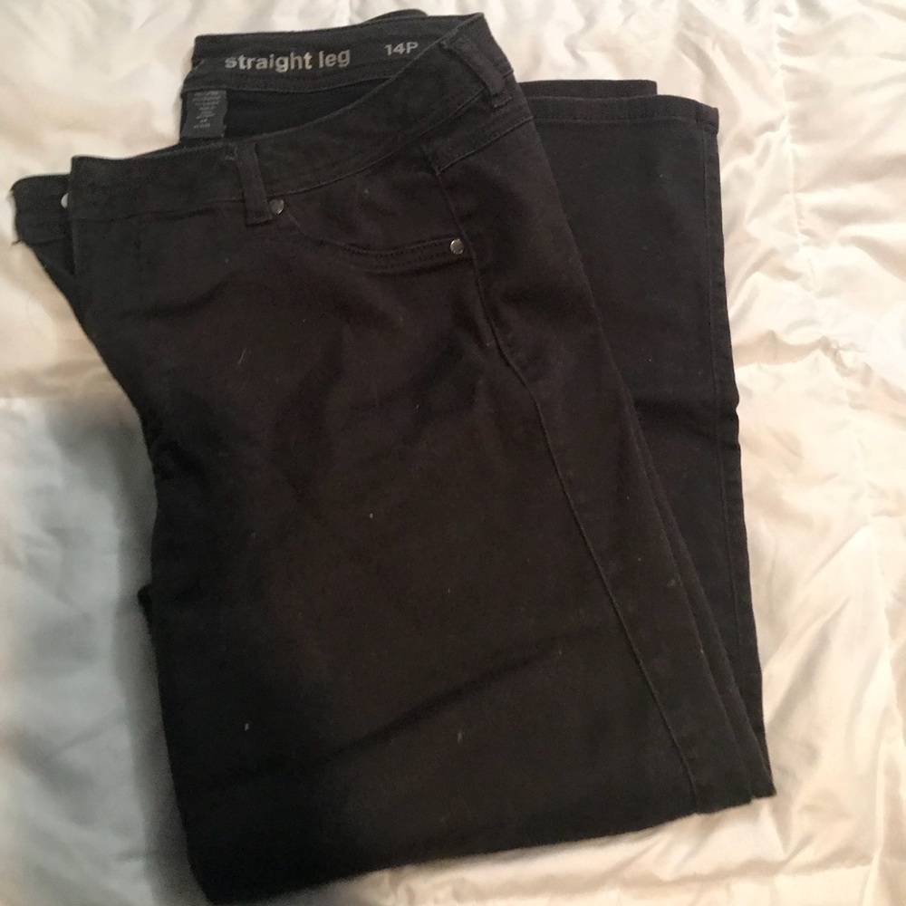 Straight leg jeans
